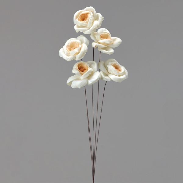 【商品仕様】全長約38cm花径約6cm1束6本入り※ハンドメイドフラワーとは※木の実や皮、茎などの自然素材を組み合わせて作ったお花です。自然素材の温かみがあり、ドライフラワーと一緒にアレンジしやすい花材です。【お伝えしたいこと】こちらの商品...