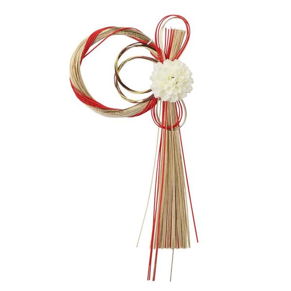 【商品仕様】（素材）花径3.5cm 幅11cm 高さ20cm（ポリエステル・ポリエチレン・ナイロン・ポリプロピレン・水引・紙・塩化ビニール・ワイヤー）※取り付け紐、台紙、袋付き※花に保護カップが付いております。ご使用の際には外してお使いくだ...