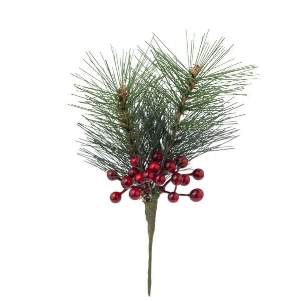 【商品サイズ】全長 22cm葉長 4cm実径 8mm【材質】塩化ビニール、発泡スチロール、ワイヤー( 10_202308 )( allp5 ) 和 松 パイン インテリア フェイク グリーン パーツ インテリアフラワー フェイクフラワー シ...