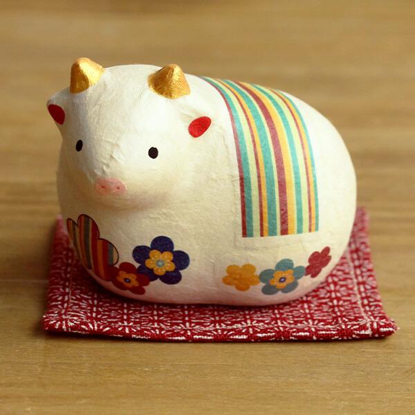 正月 和雑貨 即日出荷 リュウコドウ 特価 ちぎり和紙 レトロモダン丑 Rkd R 265 造花ドライフラワー専門問屋花びし 通販 Yahoo ショッピング