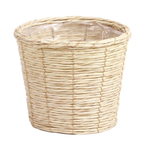 【商品仕様】径約20×高さ16.5cm内寸径17×高さ16cmダ鉢5号サイズビニール付き インテリア ベース カバー 観葉植物 ナチュラル グリーン フェイクグリーン ディスプレイ 装飾 母の日 結婚式 クリスマス 正月 ハロウィン 二次会...