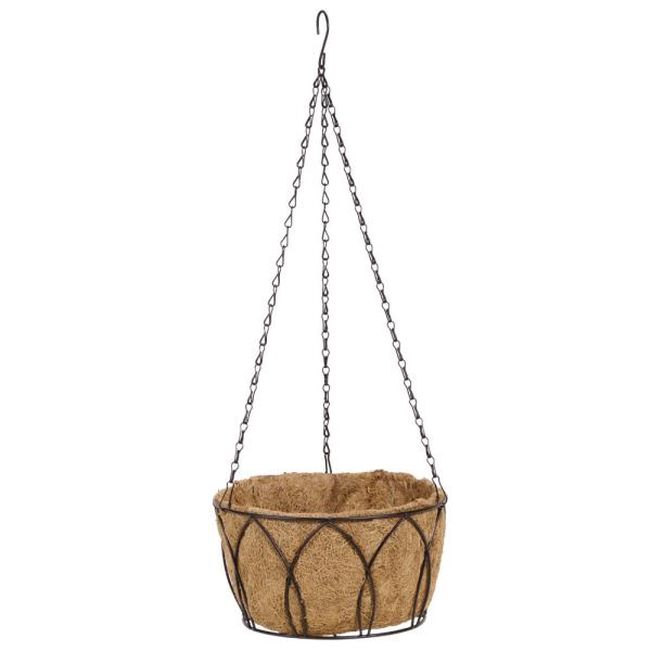 【商品仕様】径25×高さ13×全長62cmココシート付きチェーン脱着可能 ワイヤー 壁掛け インテリア 花資材 花器 ベース アレンジ 安い 装飾 フラワーアレンジメント 土台 母の日 結婚式 クリスマス 正月 ハロウィン 二次会 お誕生日...