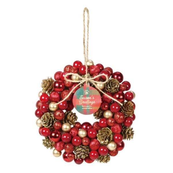 【商品仕様】直径17cm※麻紐付き・小箱入り※ラメ有り商品です。ラメが落下・付着しやすいのでご注意ください。※染色・ペイント等をしており、水濡れや摩擦によって色落ち等の可能性がある商品です。ご使用にはご注意ください。(wrthbags)【お...