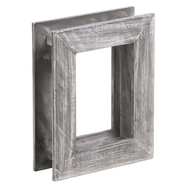 【商品仕様】幅24cm 奥行7cm 高さ30cm※内側にはフォームが置ける板と花をひっかけられる柱が付いています。※染色・ペイント等をしており、水濡れや摩擦によって色落ち等の可能性がある商品です。ご使用にはご注意ください。 スタンド 自立 ...