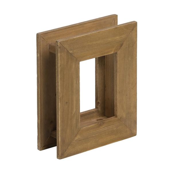 【商品仕様】幅20cm 奥行6cm 高さ24cm※内側にはフォームが置ける板と花をひっかけられる柱が付いています。※染色・ペイント等をしており、水濡れや摩擦によって色落ち等の可能性がある商品です。ご使用にはご注意ください。 スタンド 自立 ...