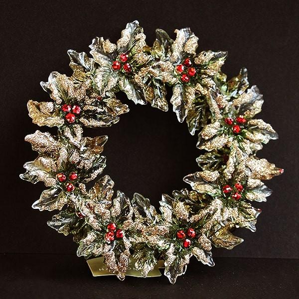 クリスマス オーナメント 即日出荷 Harmonier ハルモニア ヒイラギミニリースオーナメント ヒイラギ ひいらぎ 柊 ミニリース Shm Hm 56 造花ドライフラワー専門問屋花びし 通販 Yahoo ショッピング