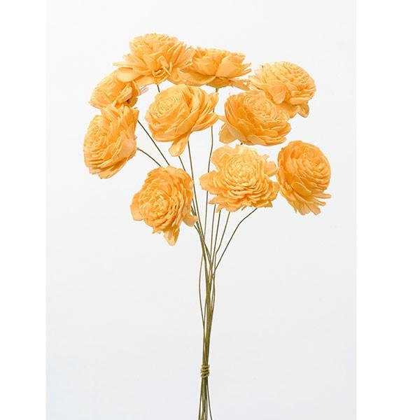 【商品仕様】全長約25cm花径約4cm1束10本入り【お伝えしたいこと】こちらの商品はソラの木の皮で作られているハンドメイドフラワーという特性上一部に素材のままの茶色い部分や木目が残っているものが含まれます。ご了承のうえ、お買い上げください...