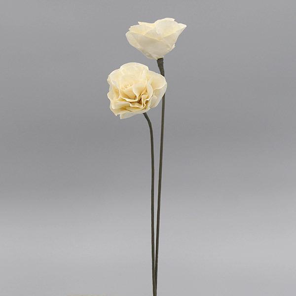 ハンドメイドフラワー 花材 即日出荷 マシェリローズ アイボリー