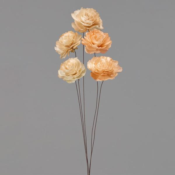 【商品仕様】全長約38cm花径約6cm1束5本入り( 2025AW )( allp5 )( 15_asoh )ナチュラルなカラーリングを施したソラフラワーです。ナチュラルなソラのベージュからピンクがかったブラウンなど色味に個体差があります。...