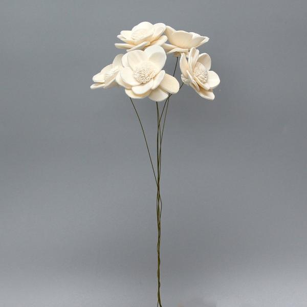 【商品仕様】全長 約35~40cm花部分 約5.5~6.5cm径1束5本入【お伝えしたいこと】こちらの商品はタイなどの水田で育てられている植物を原料としているため一部に素材のままの茶色い部分が残っている場合があります。※すべて手作業で製造し...