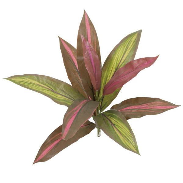 【商品仕様】（素材）全長33cm　葉長13~21cm　幅27cm（ポリエステル・ポリエチレン・ワイヤー）( clrgrn )( allp5 ) 壁面緑化 ドラセナ 葉っぱ リーフ グリーン インテリア フェイク パーツ インテリアフラワー ...