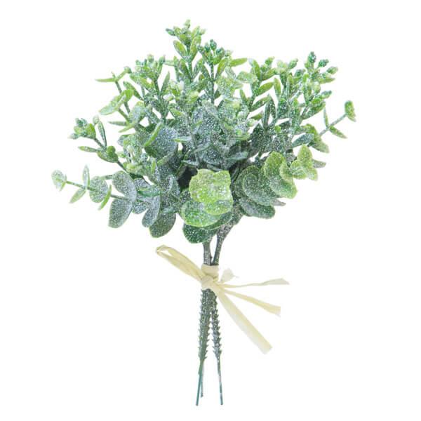 クリスマス 造花 葉っぱ とりよせ品 Viva スノーフレークユーカリバンドル Viv Xe 00 造花ドライフラワー専門問屋花びし 通販 Yahoo ショッピング