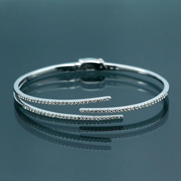 K18WG エメラルドバングル K18WG ダイヤモンドバングル : 宝寿堂 Yahoo!店 - 通販 - Yahoo