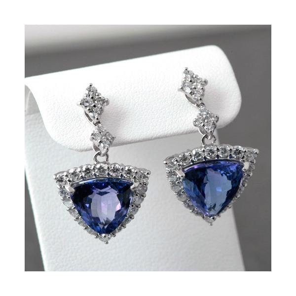 Pt900 タンザナイト ダイヤモンド ピアス : 宝寿堂 Yahoo!店 - 通販