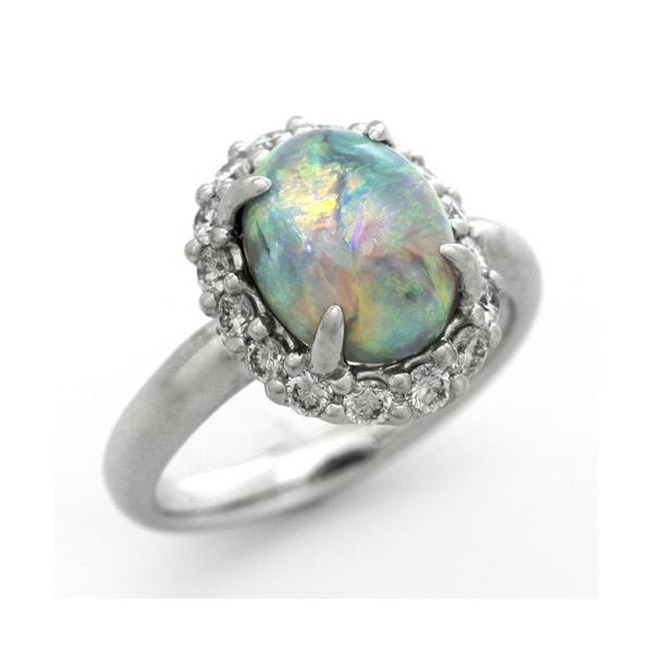 オパール プラチナリング 楽天市場】ブラックオパール 2.626ct リング 13.5号 PT900