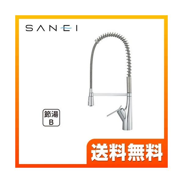 SANEI シングルワンホールスプレー混合栓 K8731JV-13 (水栓金具 SANEI シングルワンホールスプレー混合栓 K8731JV-13 (水栓金具