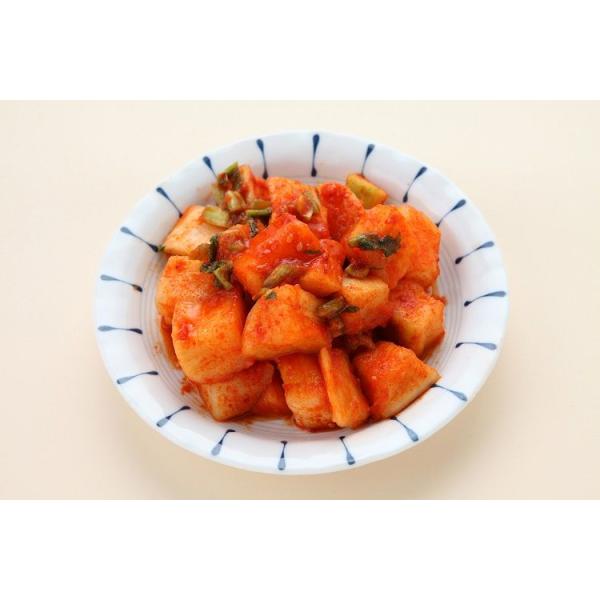 カクテキ(大根のキムチ） 180g(パック詰め） : キムチデポンヤフー店