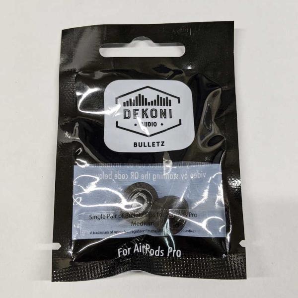 DEKONIAUDIO@AirPods Prop ᔽC[s[X MTCY 1yA Bulletz AirPods Pro ubN@S-APP-MED