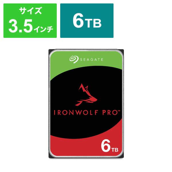 SEAGATE 内蔵HDD SATA接続 IronWolf Pro [6TB /3.5インチ SEAGATE 内蔵HDD SATA接続 IronWolf Pro [6TB /3.5インチ