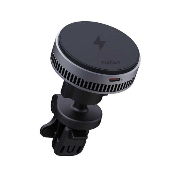 AUKEY カーマウント型ワイヤレス充電器 MagSafe対応 Qi2 MagFusion