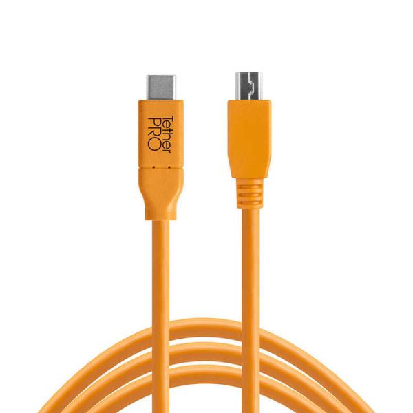 eU[c[Y@USBP[u TetherPro USB-C to 2.0 Mini-B 5-Pin15(4.6m) OR@CUC2415-ORG