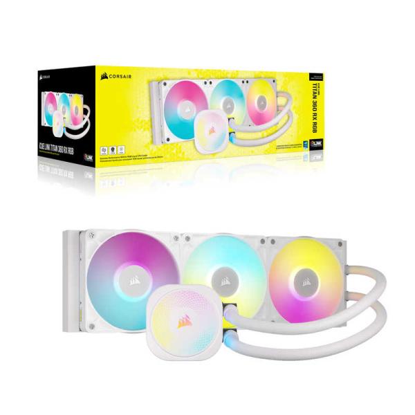 コルセア　CORSAIR　iCUE LINK TITAN 360 RX RGB -White-　CW-9061021-WW