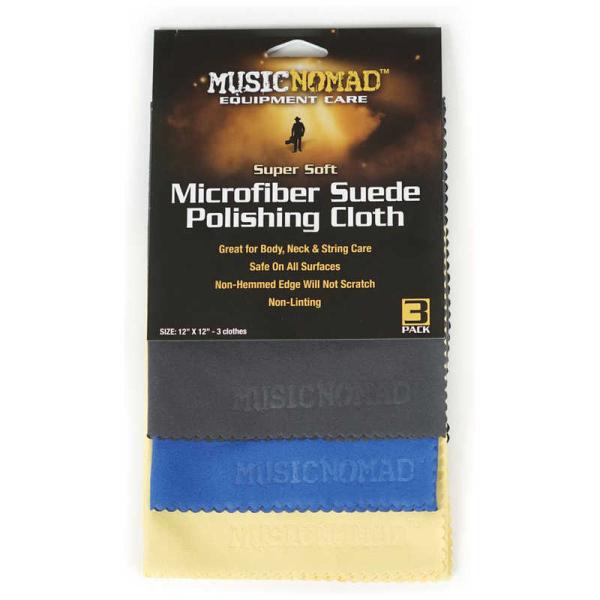 他サイト： MUSICNOMAD　クリーニングクロス マイクロファイバー3枚セット SUPER SOFT CLOTH PAK　MN203の商品画像