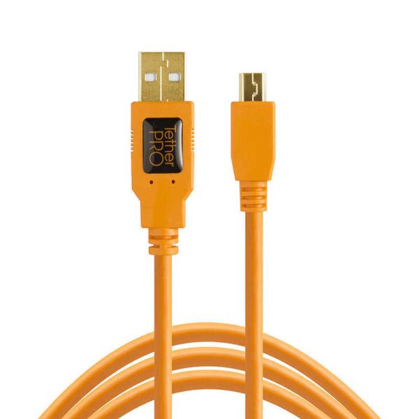 �e�U�[�c�[���Y�@TetherPro USB 2.0 male to Mini-B 5 pin 15 Orang�@CU5451