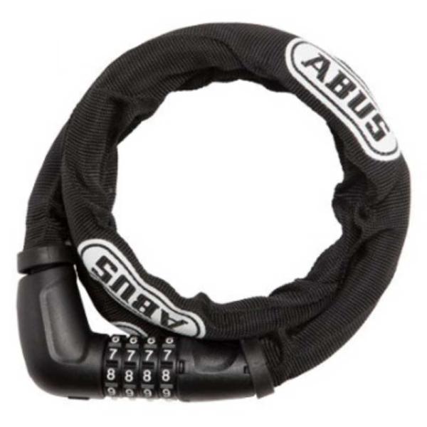 ABUS　コジマ｜ダイヤル式 チェーンロック ABUS アブス TRESORFLEX6615 COMBO 120 W/SLEEVE (1200mm/ブラック)　85_3604137002