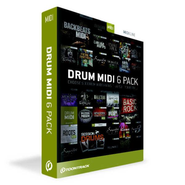 クリプトンフューチャーメディア　コジマ｜DRUM MIDI 6PACK Toontrack Music　DMD6P