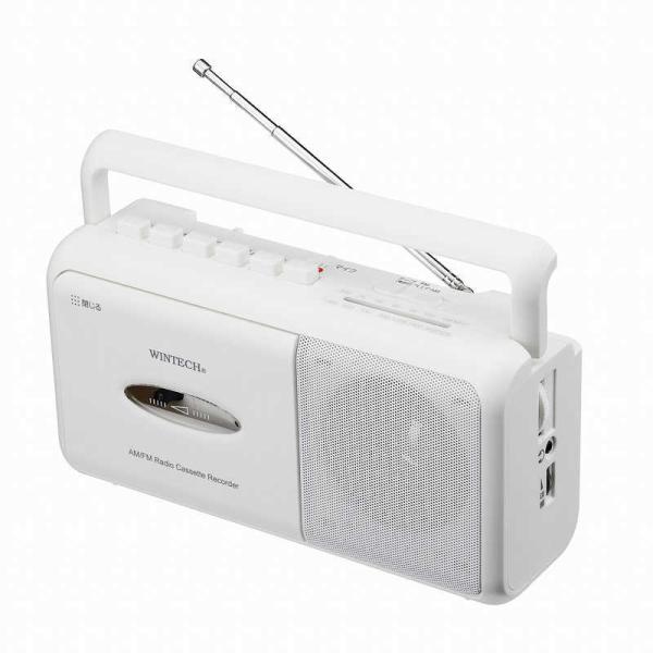 WINTECH　モノラルラジカセ WINTECH ホワイト [ワイドFM対応]　SCT-M110
