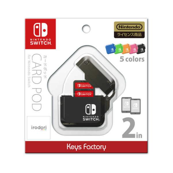 �L�[�Y�t�@�N�g���[�@CARD POD for Nintendo Switch�@CPS-001-5 �u���b�N