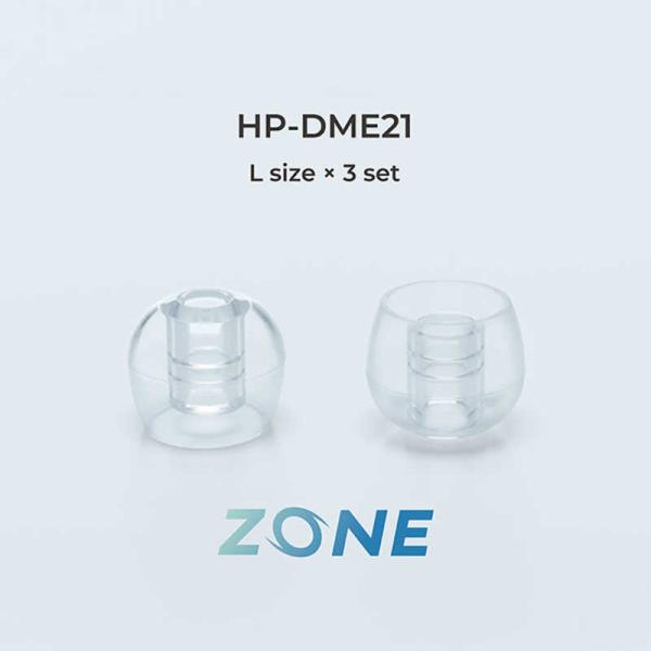 ラディウス ディープマウントイヤーピース ZONE L 3セット クリア HP