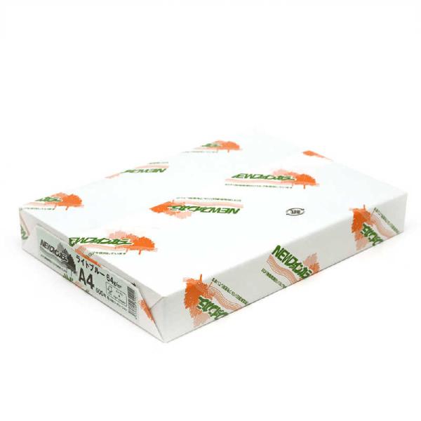 紀州製紙 NEWファインカラー ライトブルー(A4サイズ・500枚) NEW