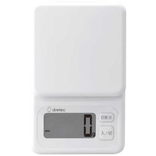 hebN@ʃfW^XP[uu[gv (zCg)ő\3.0kg/\P1g dretec@KS-825WT