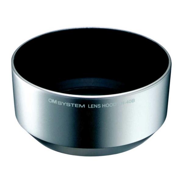 OMSYSTEM　レンズフード LH-40B シルバー ［37mm］　LH40BSLV