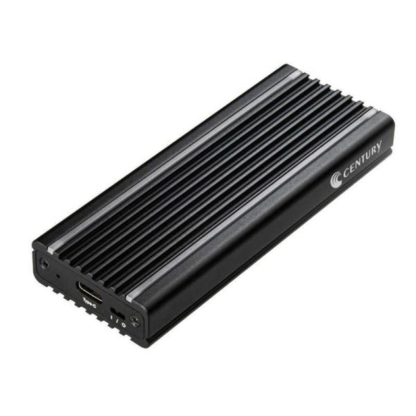 [Release date: December 11, 2021]Aluminum CAM2NSU32RGB century Enclosure for M.2 NVMe RGB SATA SSD アルミケース センチュリー に対応 ハード...
