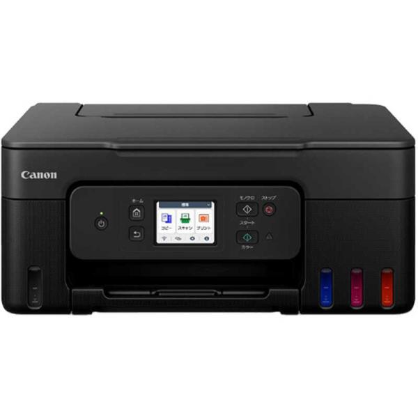 キヤノン　CANON　キヤノン インクジェット複合機 G3390 BLACK GIGA TANK(ギガタンク) ［L判?A4］　G3390BK