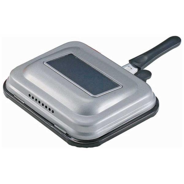 他サイト： パール金属　ホットグリル IH対応ガラス窓付ロースター　HB6041の商品画像