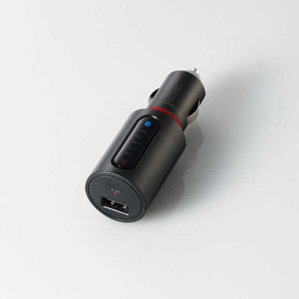 他サイト： エレコム　ELECOM　FMトランスミッター　LAT-FMBT02BK ブラックの商品画像