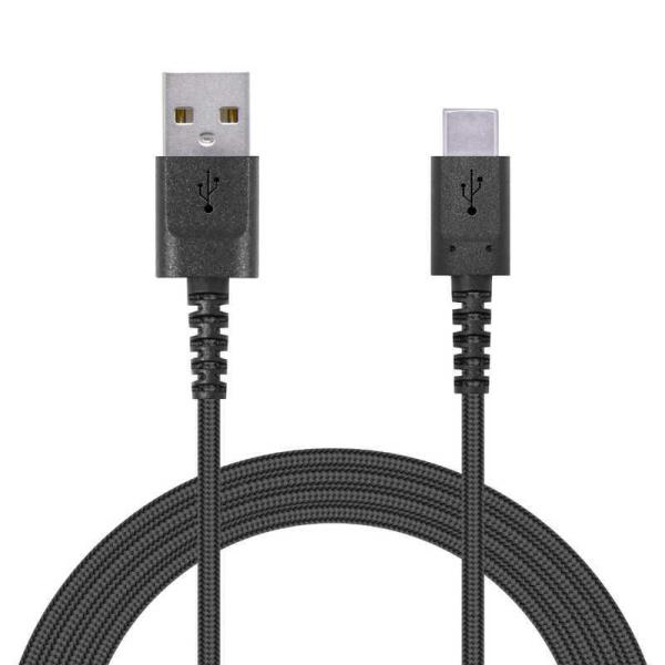 �G���R���@ELECOM�@�X�}�[�g�t�H���pUSB�P�[�u�� USB(A-C) �F�ؕi ���ϋv 2.0m �u���b�N�@MPA-ACS20NBK