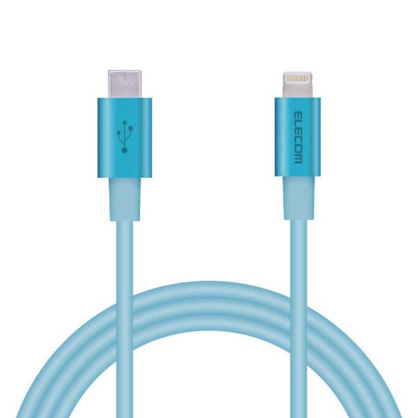 GR@ELECOM@PDΉ USB C-LightningP[u ϋv 1.0m@MPA-CLPS10BU