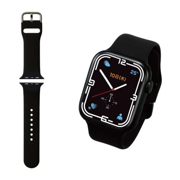 Apple Watch 45/44/42mm/バンド/シリコン