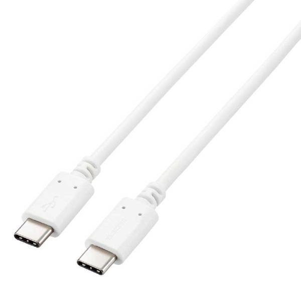 �G���R���@ELECOM�@Type-C�P�[�u�� �z���C�g 2m�@U2C-CC5PC20NWH