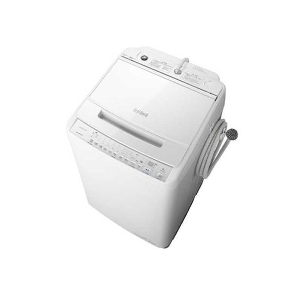日立　HITACHI　全自動洗濯機 ビートウォッシュ 洗濯８．０ｋｇ ふろ水ポンプ付 「洗濯機 8kg」　BW-V80G-W（標準設置無料）