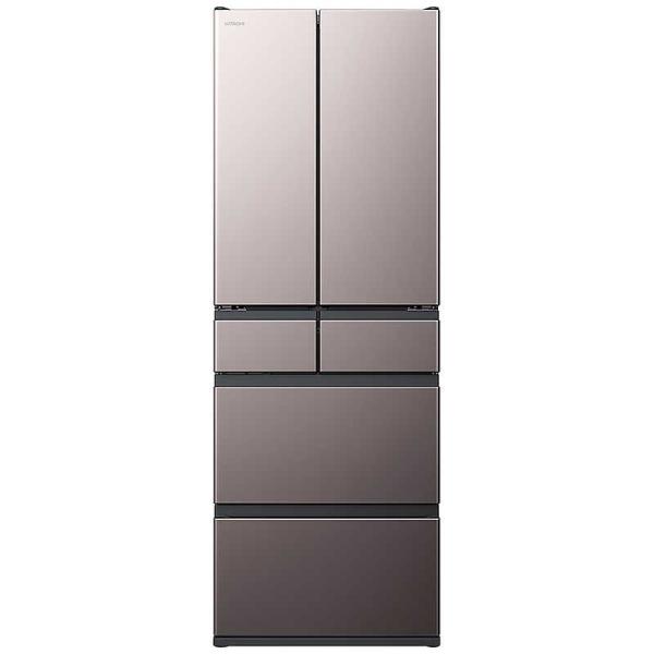HITACHI フレンチドアモデル 6ドア冷蔵庫 R-FR48M5(W) 日立 HITACHI 冷蔵庫 6ドア 485L フレンチドア(観音開き) HWCタイプ 幅