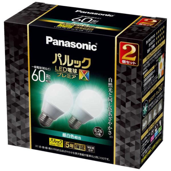 パナソニック　Panasonic　LED電球 一般電球タイプ(E26口金) 全方向タイプ ［E26 /一般電球形 /昼白色 /1個 /全方向タイプ］　LDA7NDGSZ6F2T