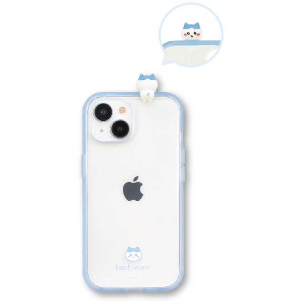 他サイト： グルマンディーズ　iPhone 15/14 フレームIIIIfit クリアケース チイカワ ハチワレ　CK-28Bの商品画像