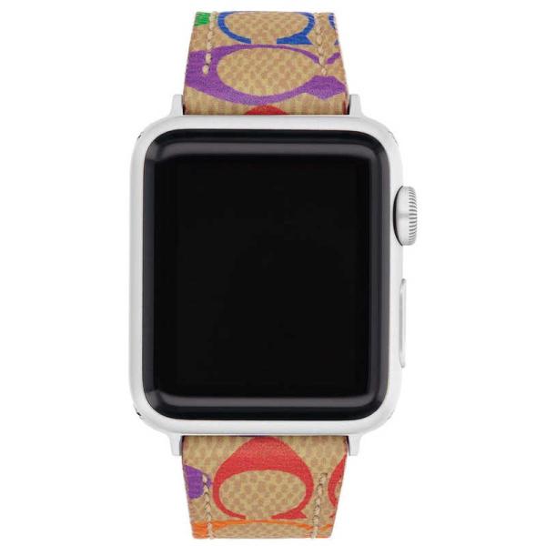 コーチ アップルウォッチ用バンド レザー 38＆40＆41mm対応 COACH