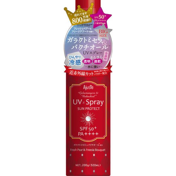 日焼け止め AAA ドウシシャ Ajuste(アジャステ)エアリータッチUVスプレー (200g